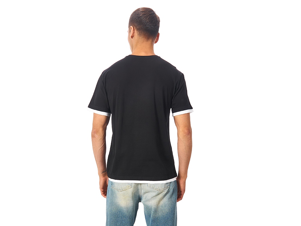 Футболка Rotterdam мужская, черный/белый-2