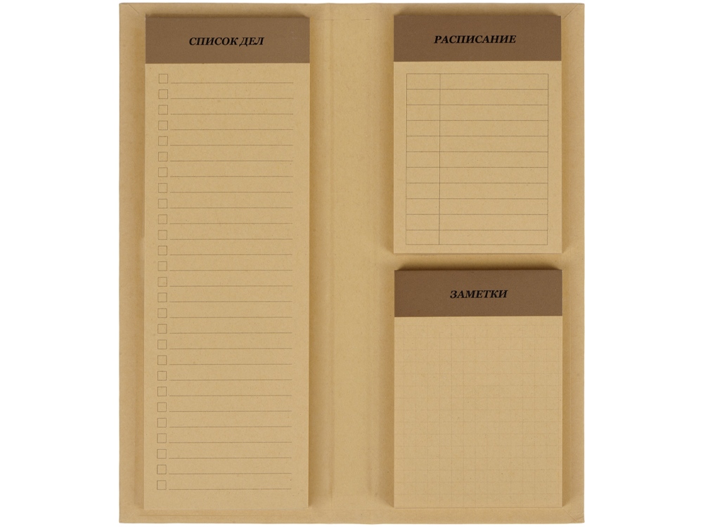 Планер с отрывными листами Write & Plan, натуральный-2