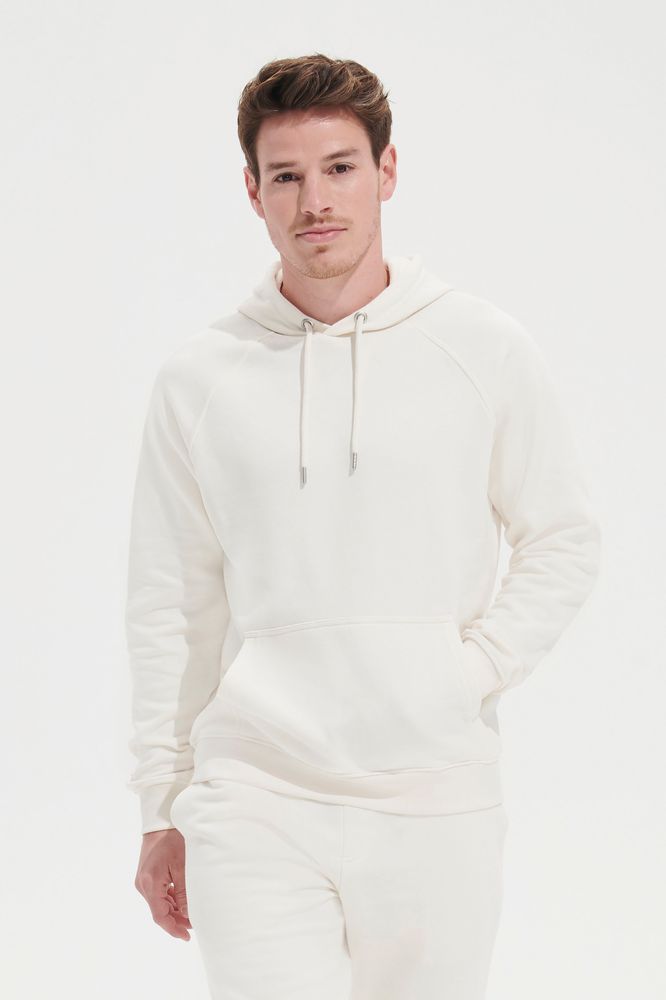 Толстовка унисекс Stellar, темно-зеленая-3