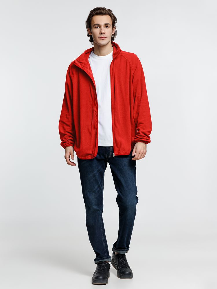 Куртка флисовая унисекс Fliska, красная-3