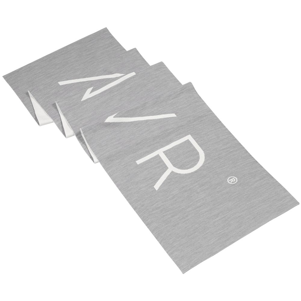 Шарф Bereg, молочный с серым-1