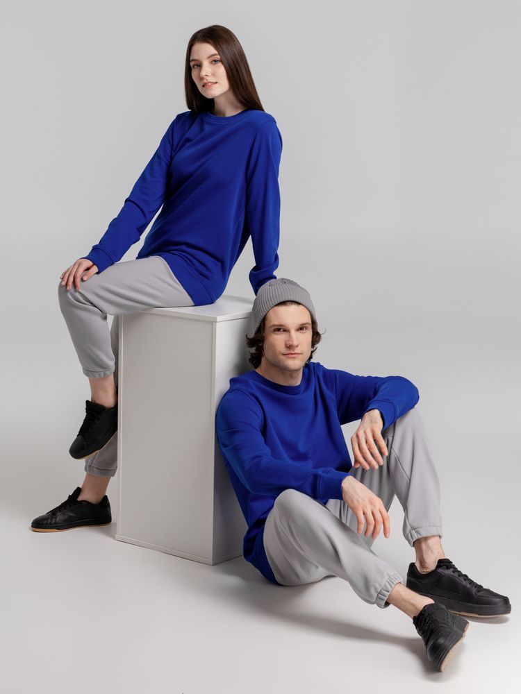 Свитшот унисекс BNC Inspire (Organic), ярко-синий-8