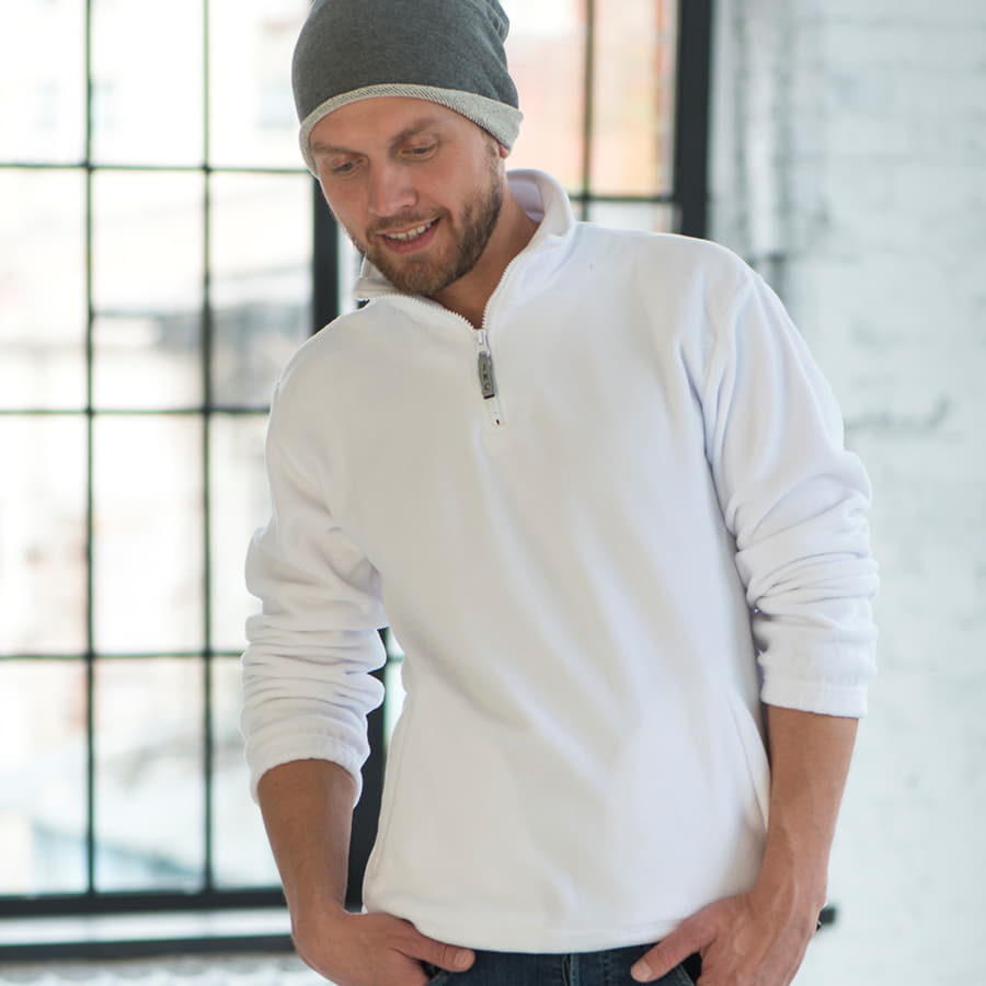 Толстовка флисовая ESTONIA 280, красный, серый-1