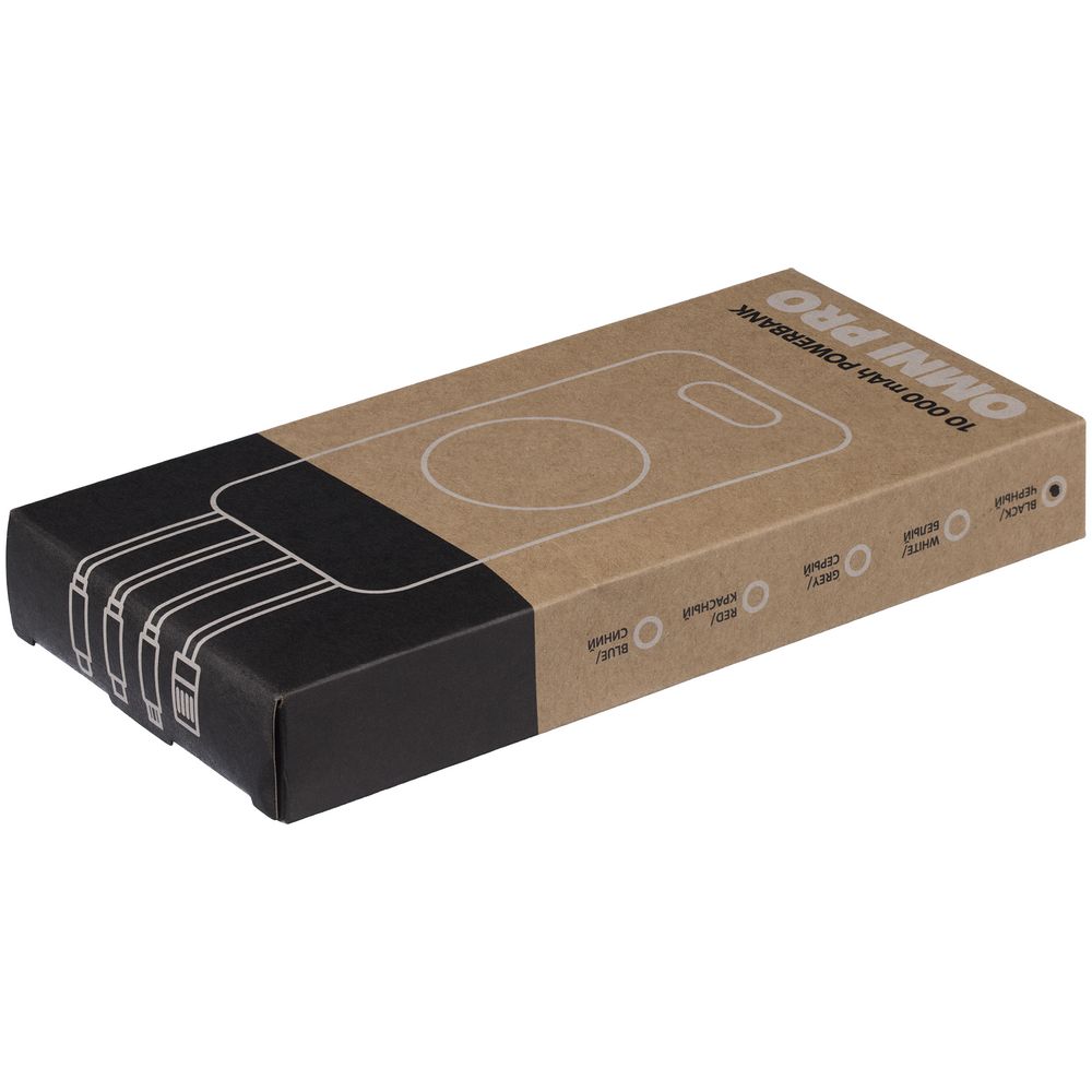 Внешний аккумулятор Omni Pro 10000 мАч, черный-5