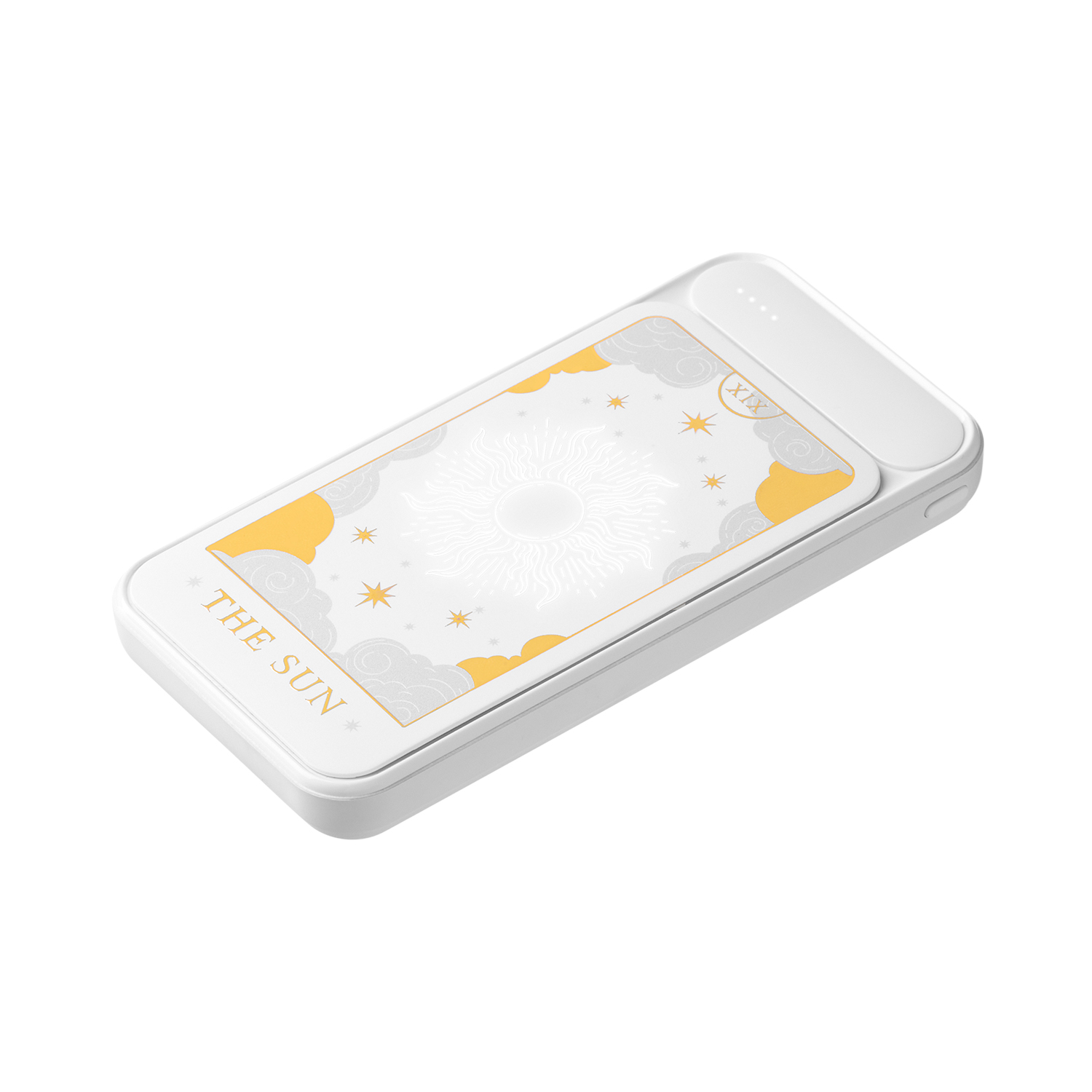 Внешний аккумулятор с подсветкой Starlight Plus PB 10000 mAh, белый-1