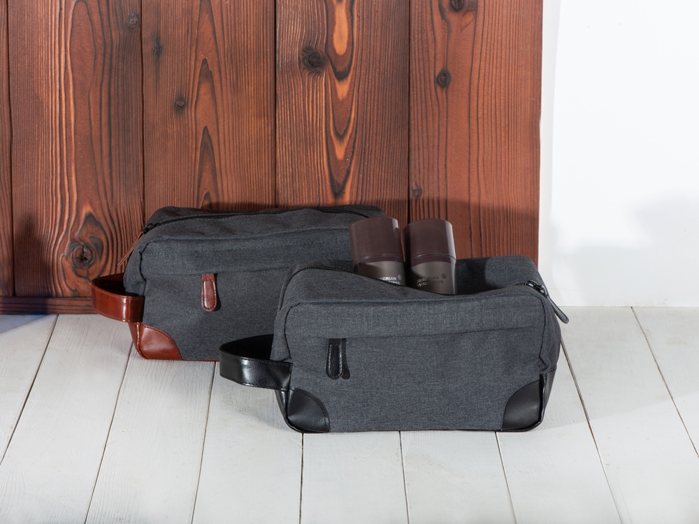 Несессер Fabrizio, серый/черный-10