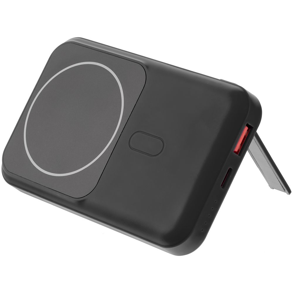 Магнитный беспроводной аккумулятор Top Force, 10 000 мАч, черный-1