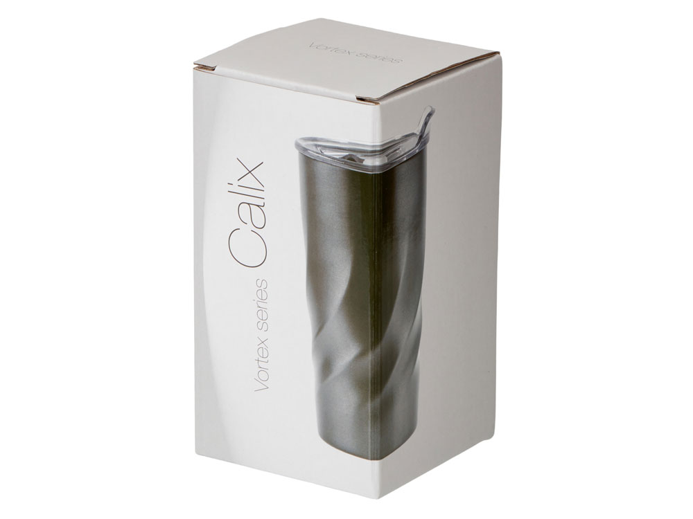 Вакуумная термокружка с медной изоляцией Calix, 400 мл, серый-6