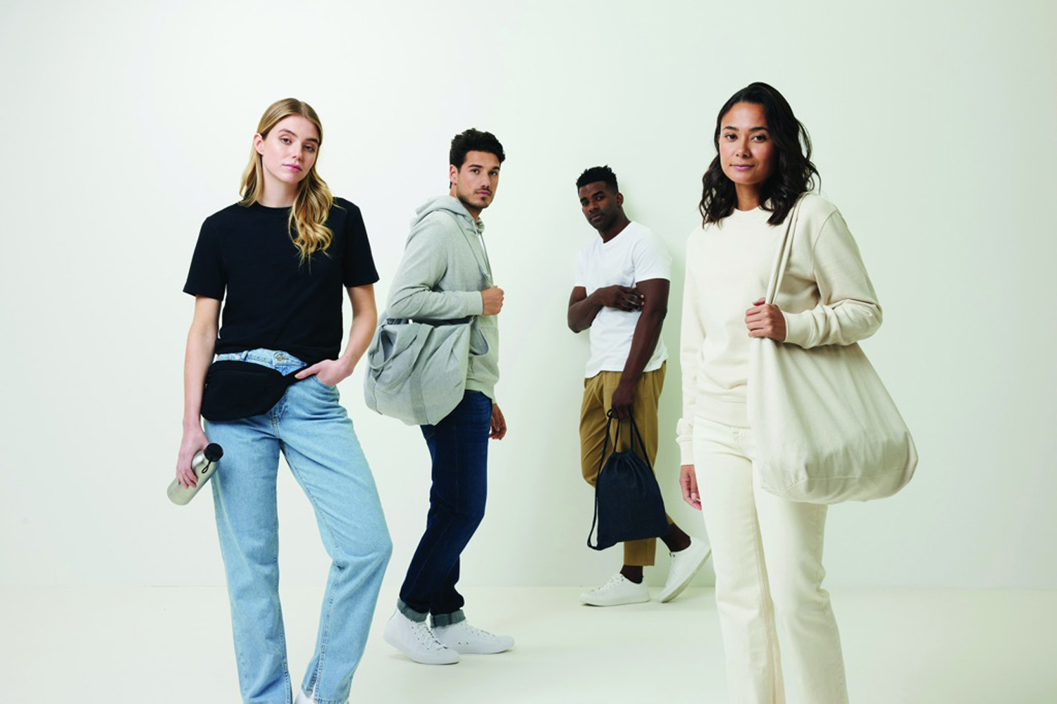 Свитшот Iqoniq Denali из переработанного неокрашенного хлопка, унисекс, 340 г/м²-44