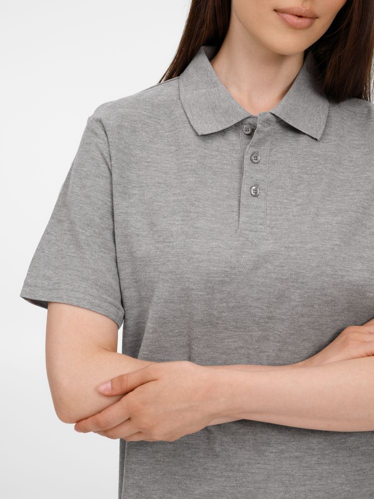 Рубашка поло унисекс Tervise, серый меланж-5