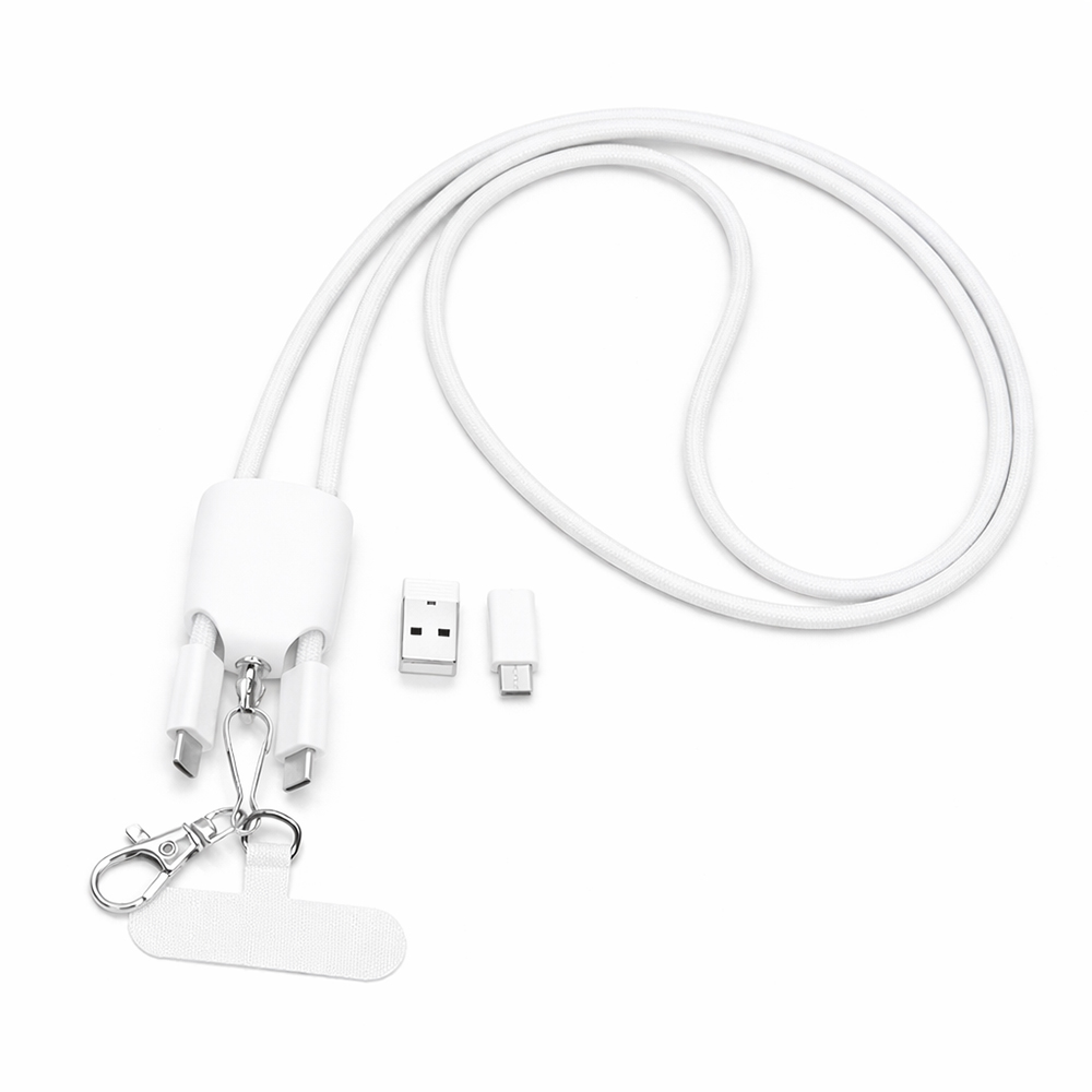 Кабель - ланьярд МультиЛинк 66 Вт, Белый-0