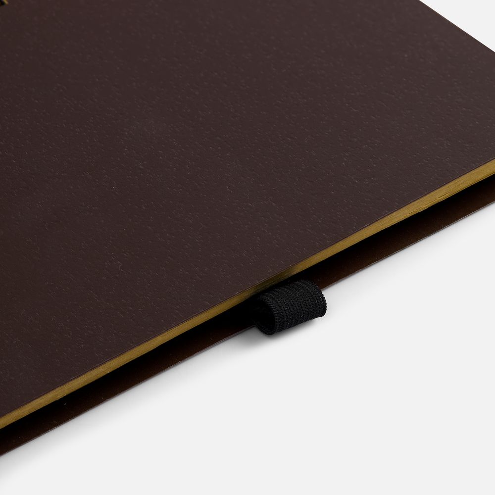 Блокнот на спирали Coffeist, коричневый-2