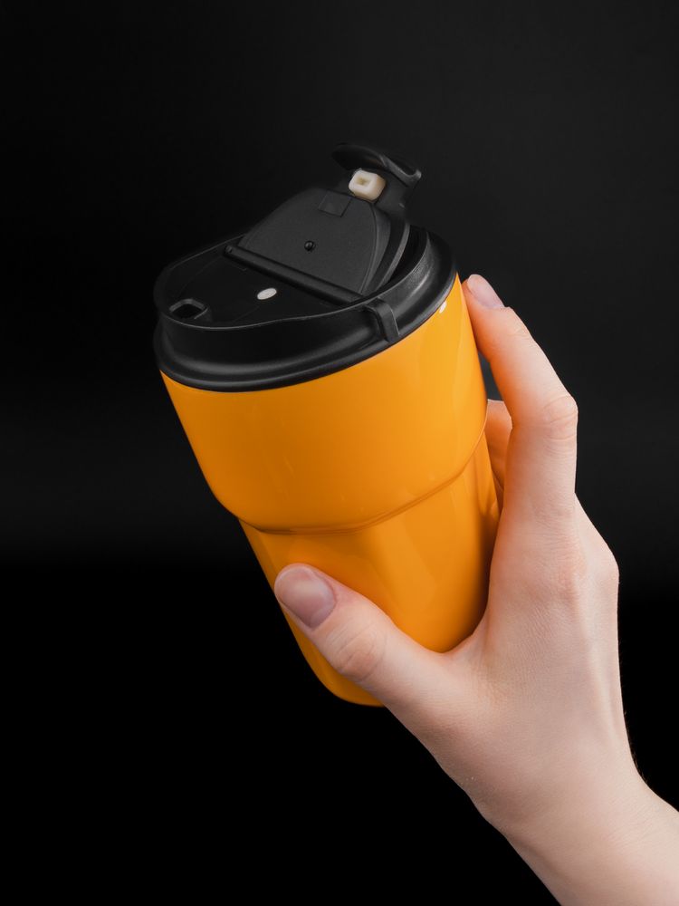 Термостакан Freshbrew, оранжевый-5