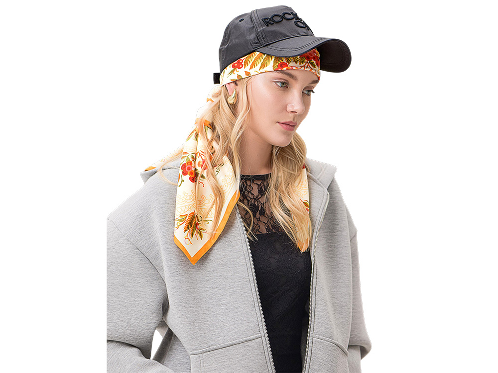 Платок Тагильский поднос, молочный-2