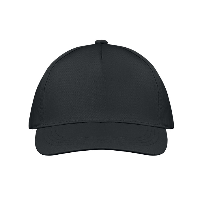 5 panel baseball cap, черный-3