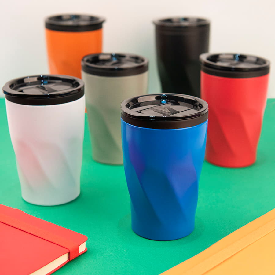 Термокружка BASIC, 350 мл, синий-4