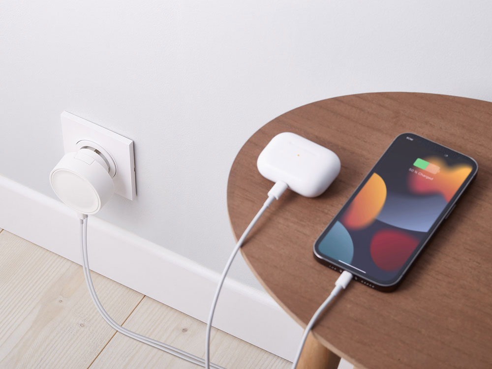 Адаптер питания USB Poweron, белый-11