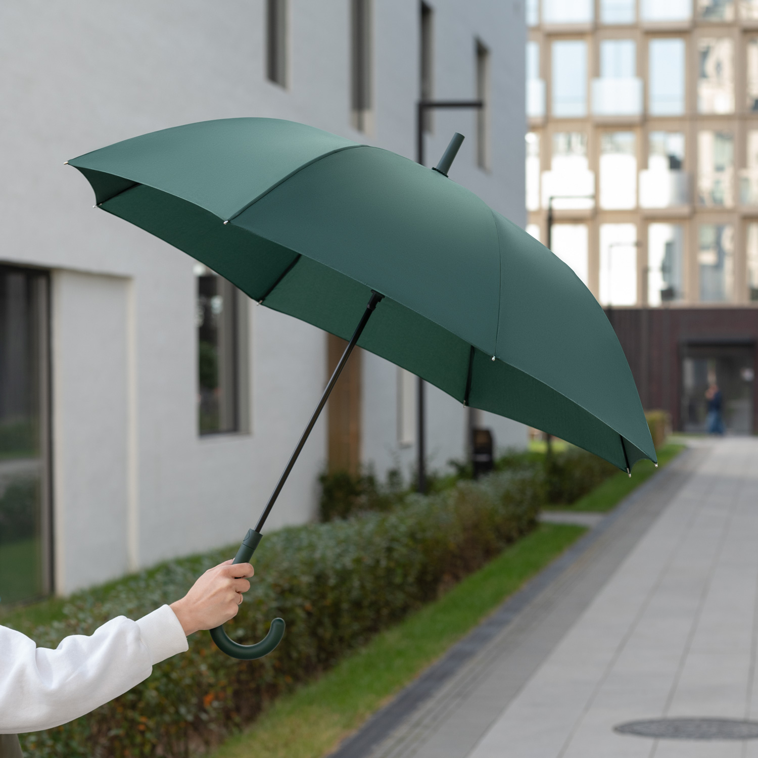Зонт-трость Phantom, зеленый-11