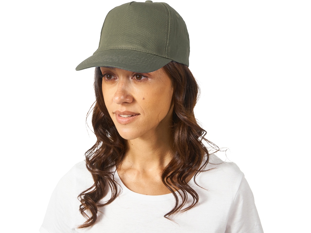 Бейсболка Memphis 5-ти панельная 165 гр, хаки-2