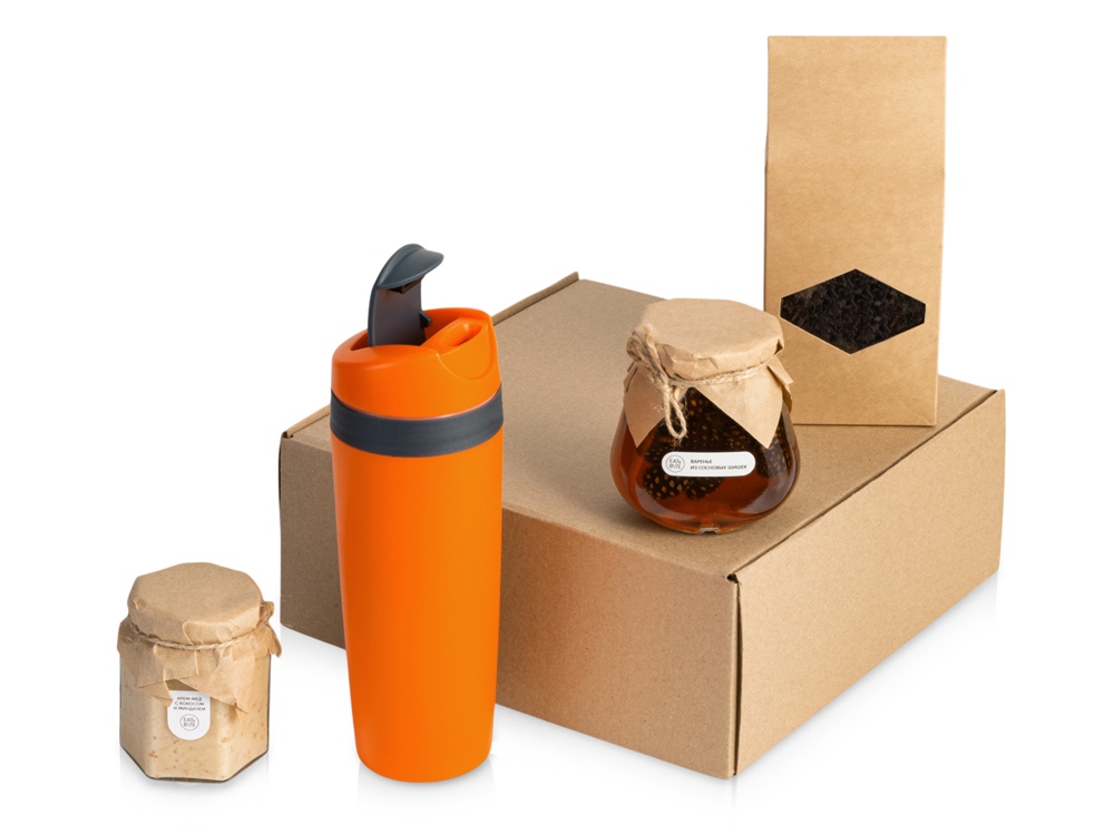 Подарочный набор Tea Cup Superior Honey 2.0, оранжевый-0