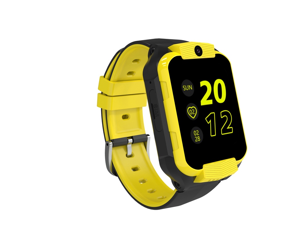 Детские часы Cindy KW-41, IP67, желтый/черный-2