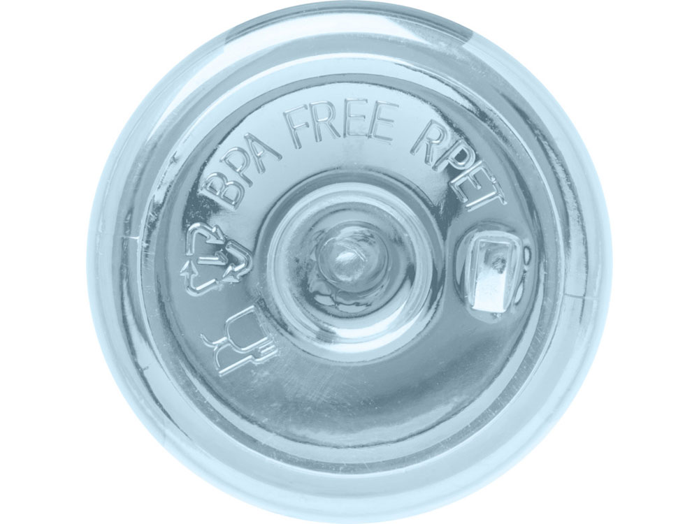 Бутылка для воды Sky/Скай из переработанной пластмассы объемом 650 мл - Светло-голубой-3