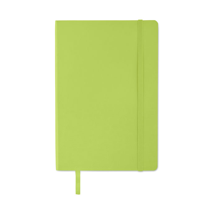 A5 recycled notebook, лайм-3
