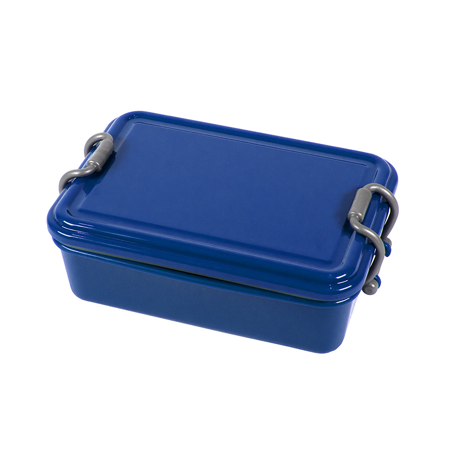 Ланч-бокс MEAL, пластик, 2 отделения, синий-0