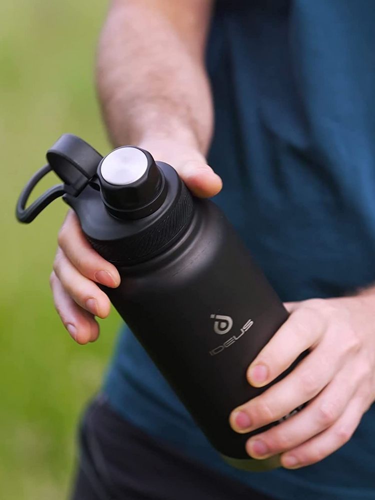 Термобутылка Fujisan XL 2.0, черная-5