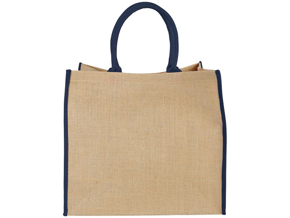 Сумка для покупок, натуральный/темно-синий-3