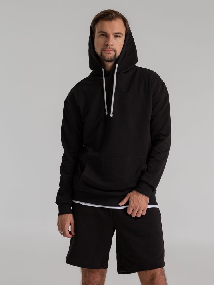 Толстовка с капюшоном Unit Kirenga, черная-3