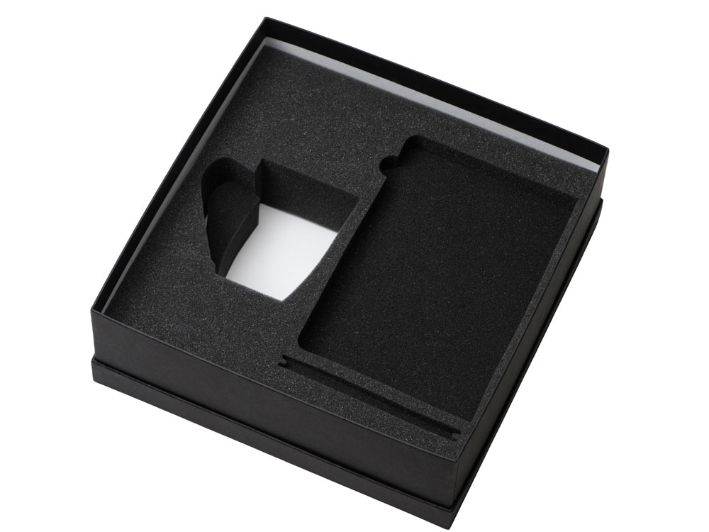 Подарочный набор с блокнотом С2, пластиковой ручкой и кружкой, фиолетовый-2