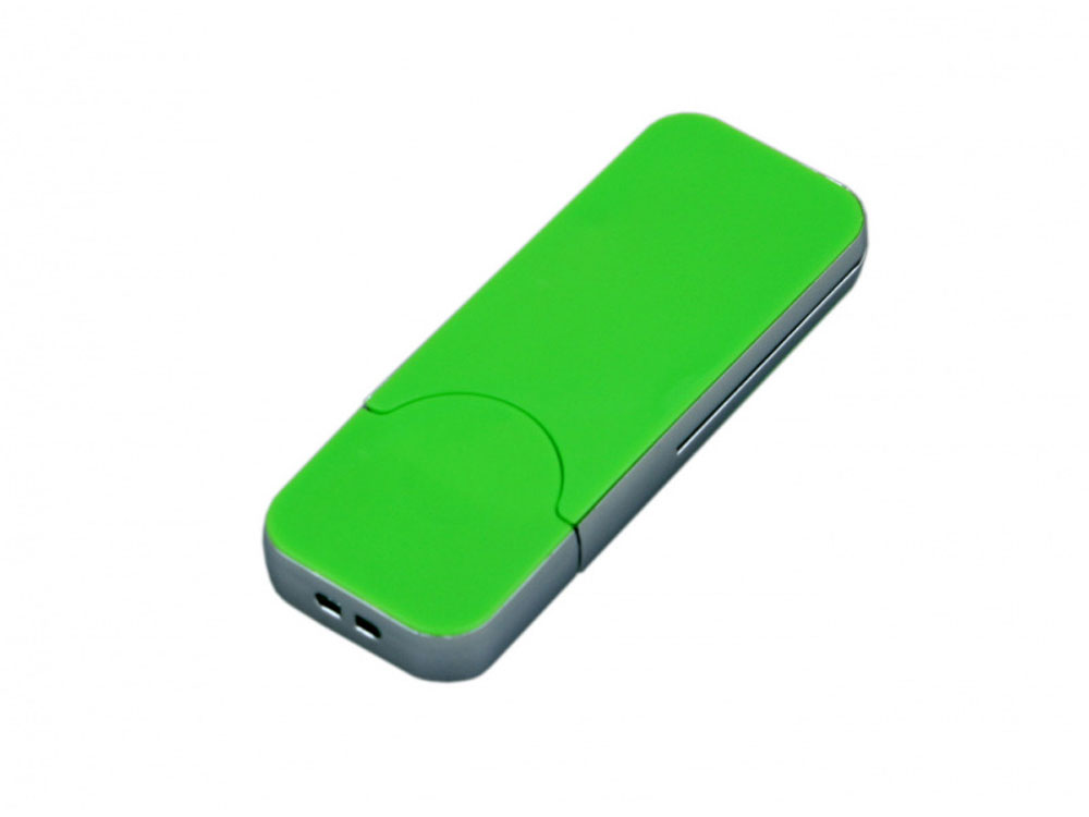 USB-флешка на 128 Гб в стиле I-phone, прямоугольнй формы, зеленый-0