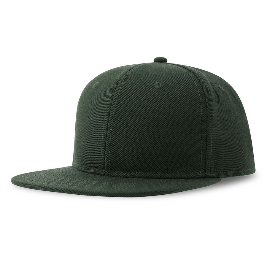 Бейсболка SNAP BACK-S, 6 клиньев, пластиковая застежка, темно-зелёный-0