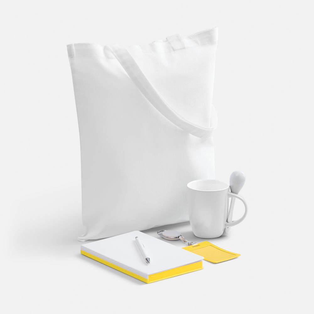 Набор Welcome Pack, желтый с белым-0