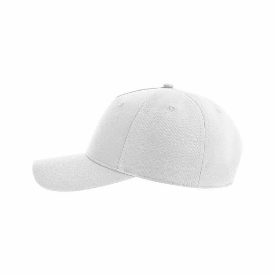 Бейсболка FIJI, 5 клиньев, застежка на липучке, белый-2