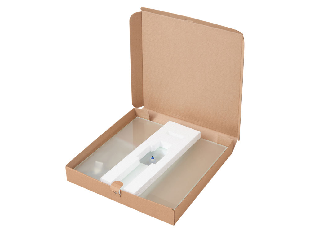 Часы настенные квадратные из стекла 28х28 см Nile-6