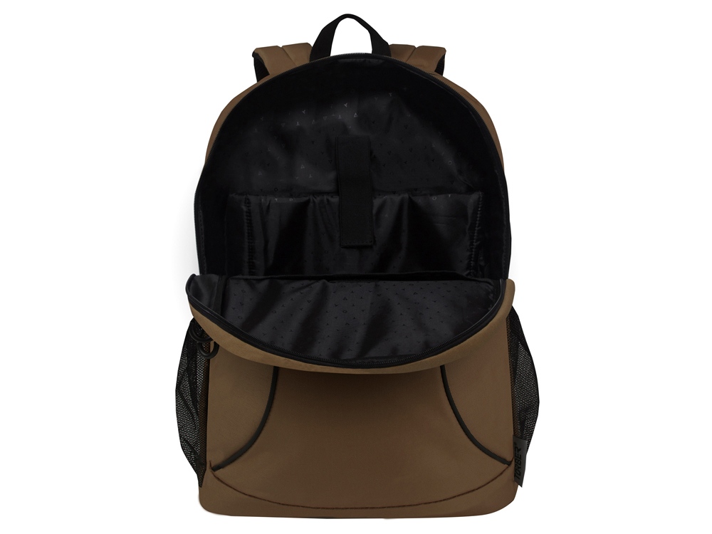 Рюкзак TORBER ROCKIT с отделением для ноутбука 15,6, коричневый, полиэстер 600D, 46 х 30 x 13-6