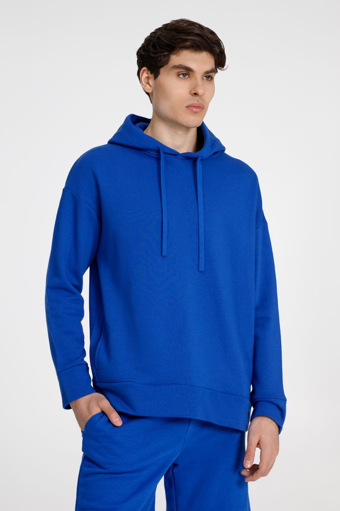 Худи унисекс H2, синее-0
