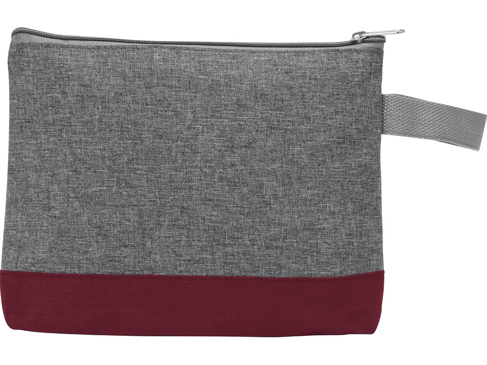 Косметичка двухцветная Trivium, серый/бордовый-2