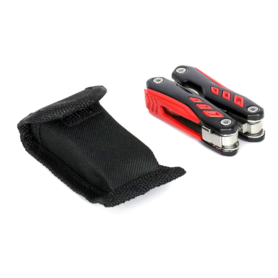 Мультитул Tundra 10 в 1, Красный/Черный-5