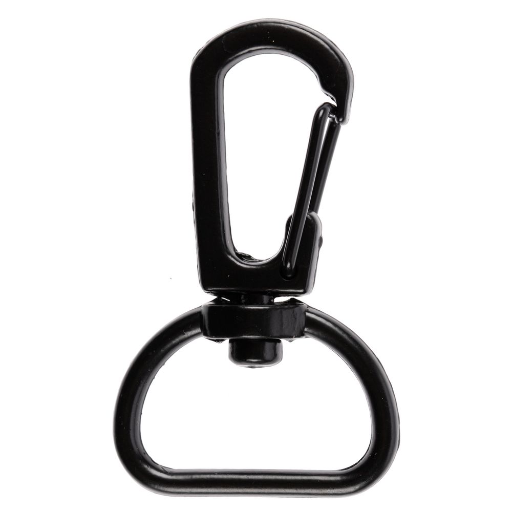 Застежка-карабин Snap Hook, M, черная-1