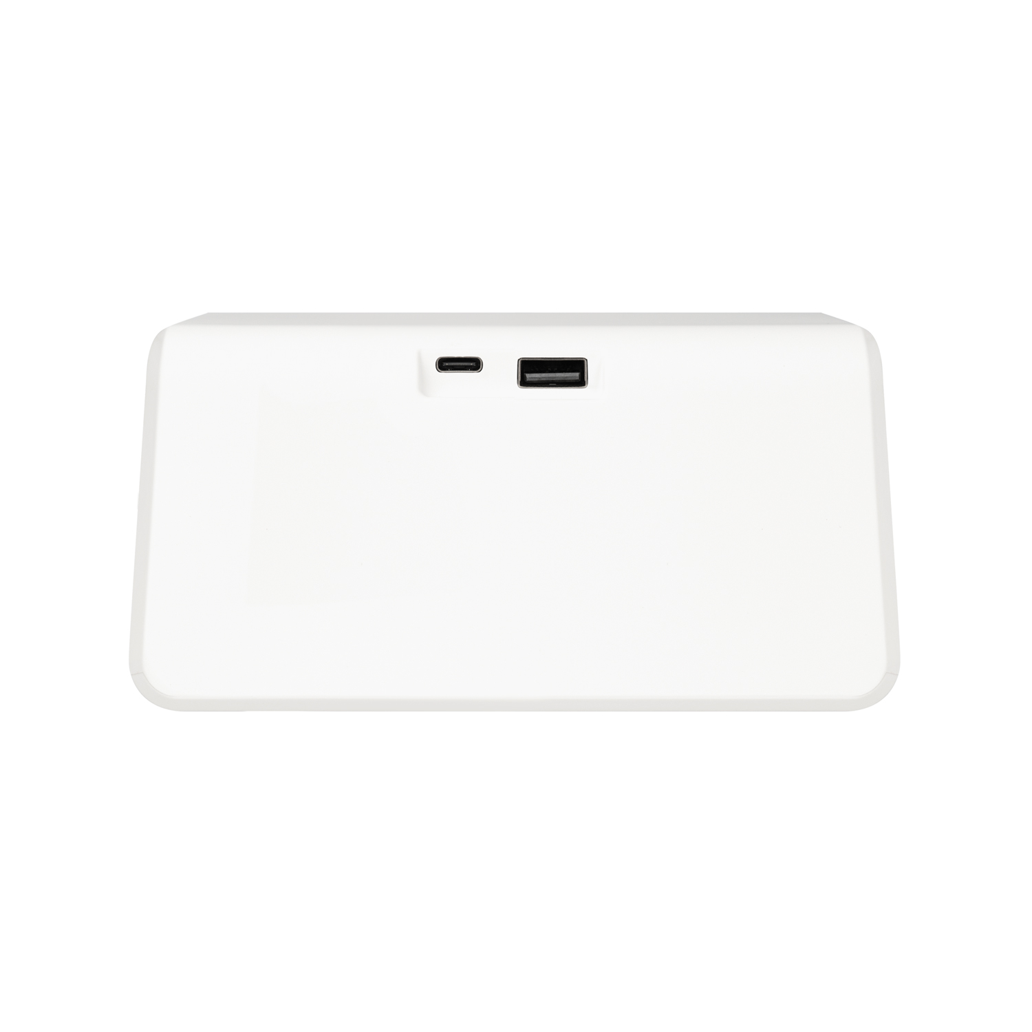 Зарядная станция с часами 15W Flame, белая-8