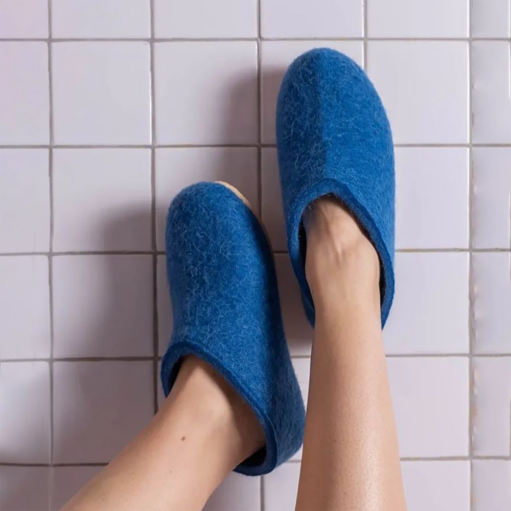 Домашние валенки Cant, синие (василек)-4