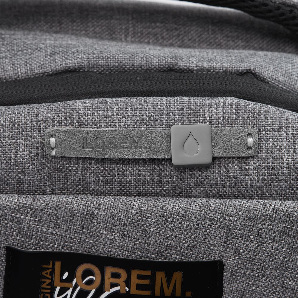 Лейбл кожаный Beta, XS, серый-5