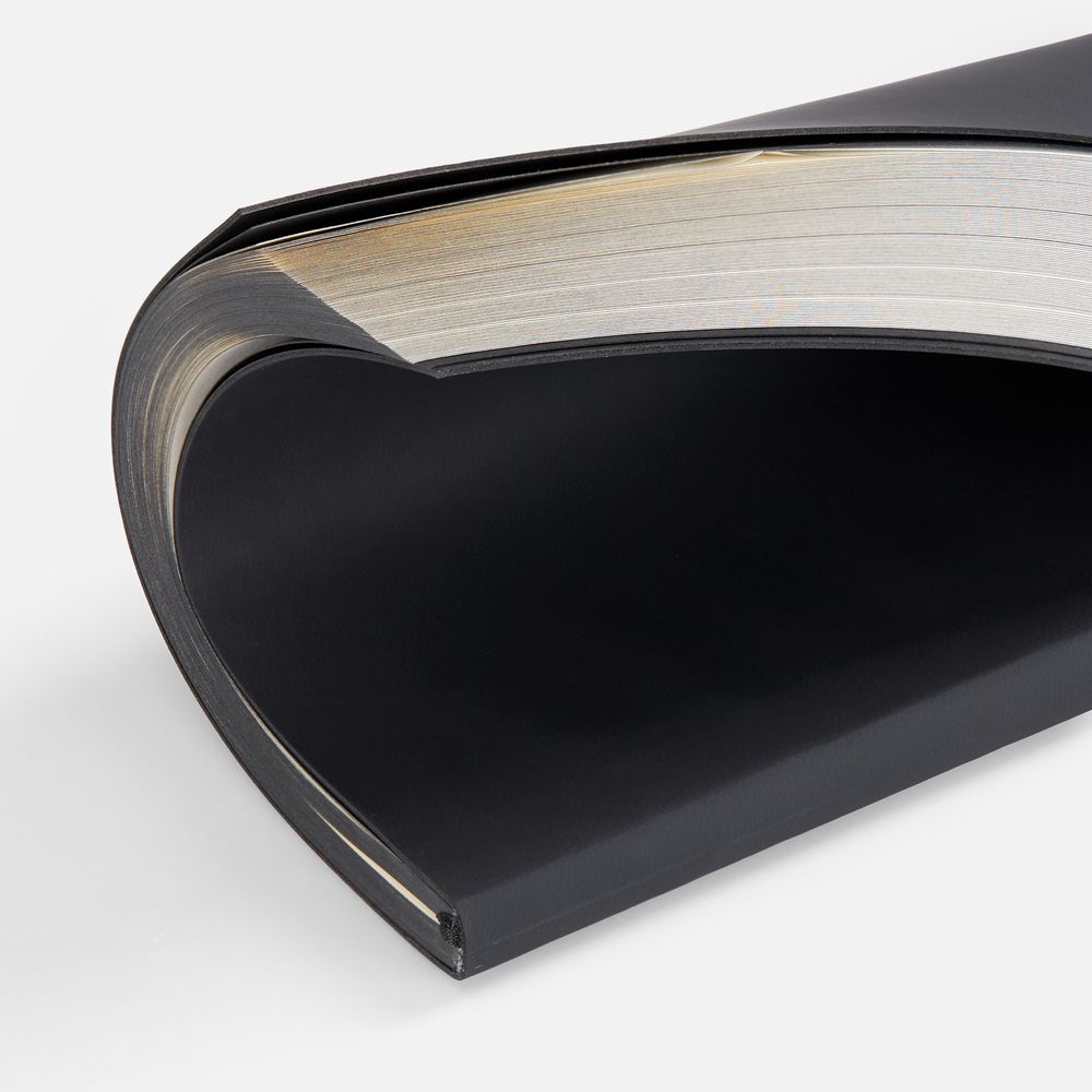 Ежедневник Flat Maxi, недатированный, черный-3