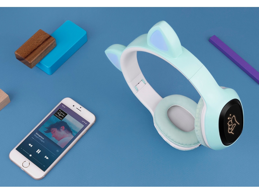 Беспроводные наушники Rombica MySound BH-19 Blue-6