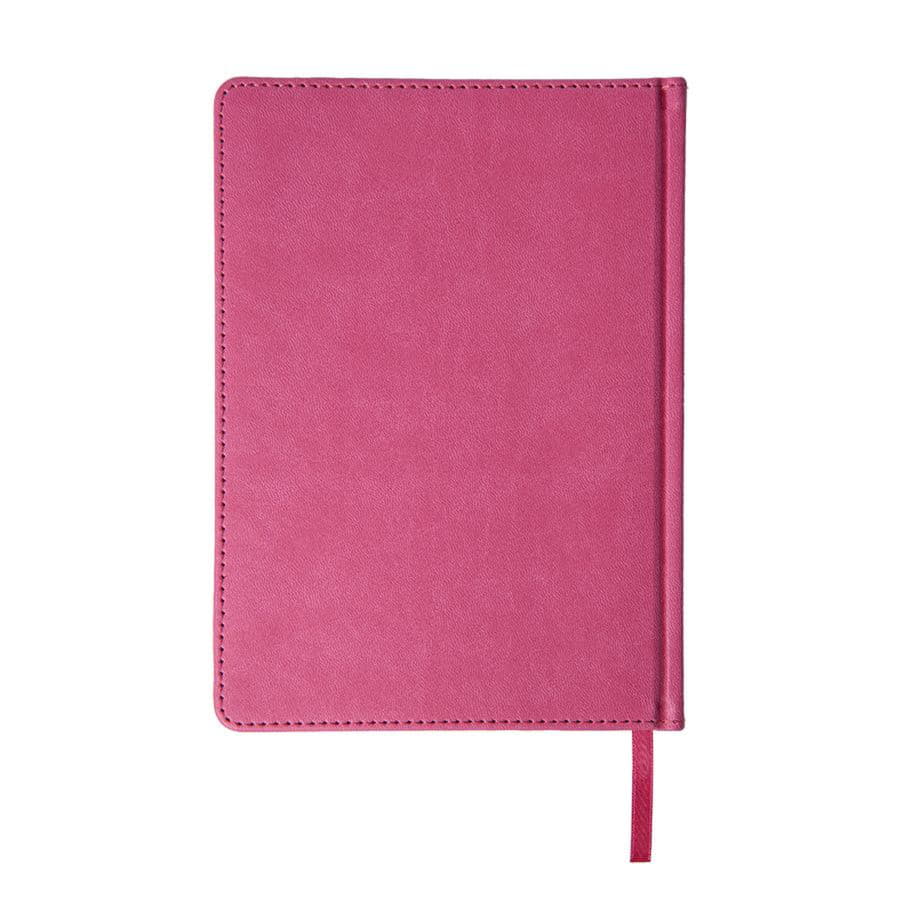 Ежедневник недатированный Bliss,  формат А5, в линейку, розовый-4