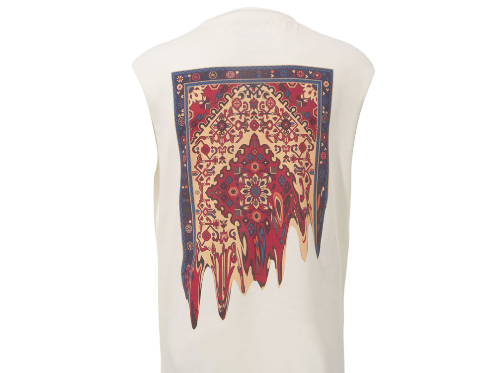 Майка оверсайз Berlin, унисекс, молочный, ДТФ текстиль и Текстильный принтер-1