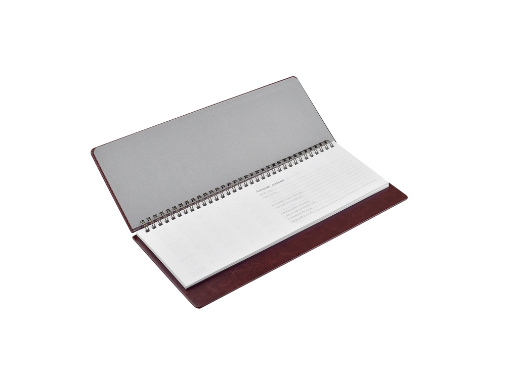 Планинг ГР. датированный Sidney Nebraska 2026, коричневый-2